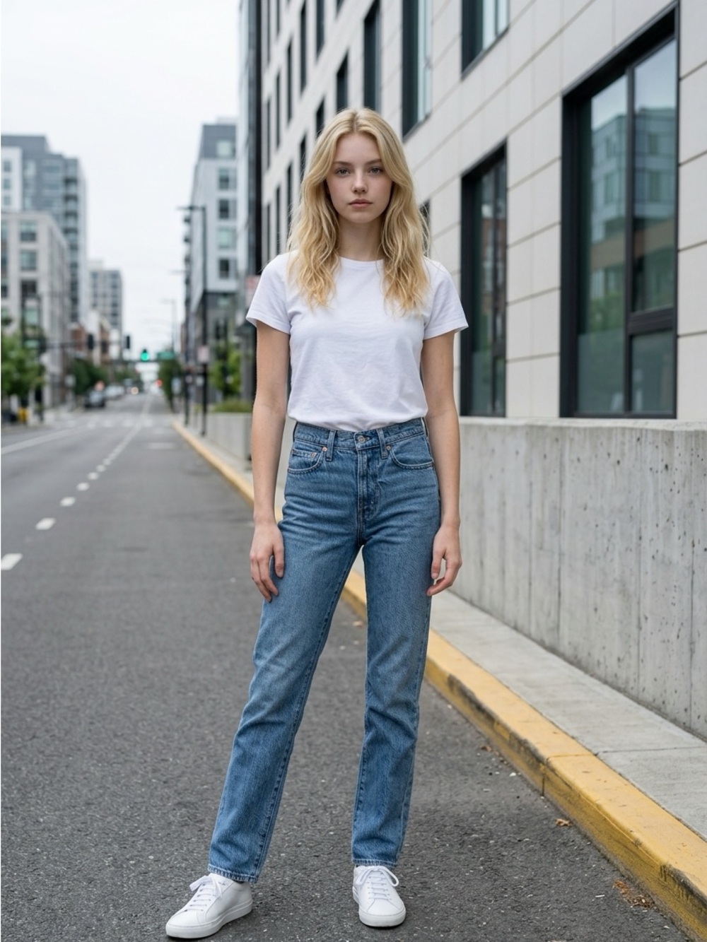 Madewell The Perfect Vintage Jeans 24 Tall High Rise Straight Leg Blue Denim